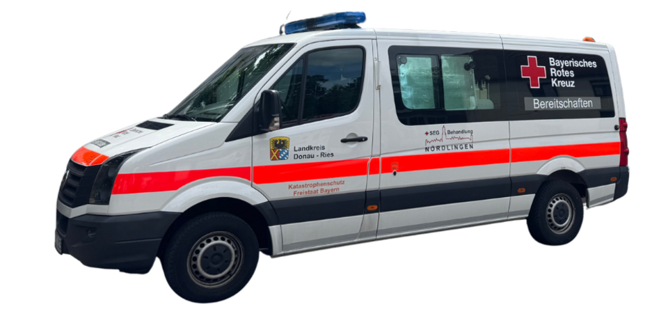 Das Bild zeigt den MTW 14/1 der SEG Behandlung Nördlingen